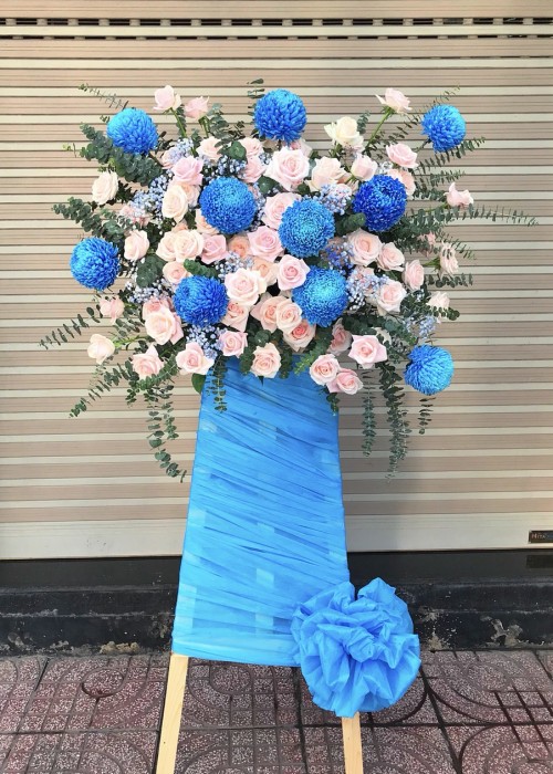 Kệ Cúc Mẫu Đơn Xanh Blue