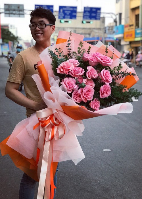 Bó hoa hồng nhập