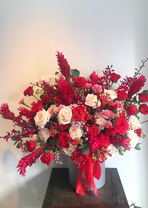 Hộp hoa hồng quyến rũ