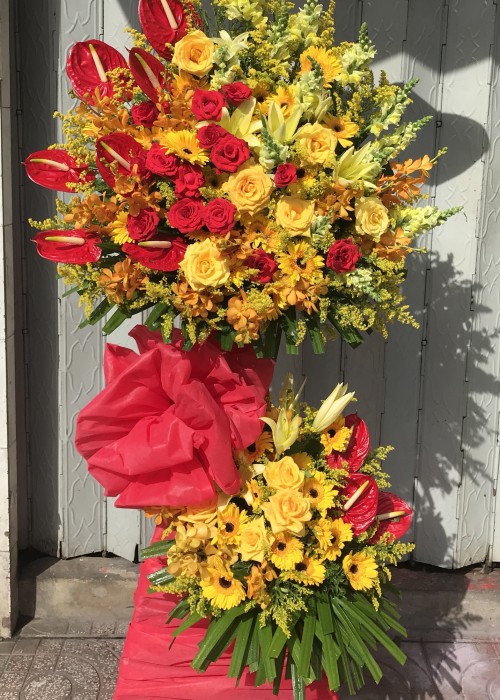 Kệ hoa chúc mừng khai trương