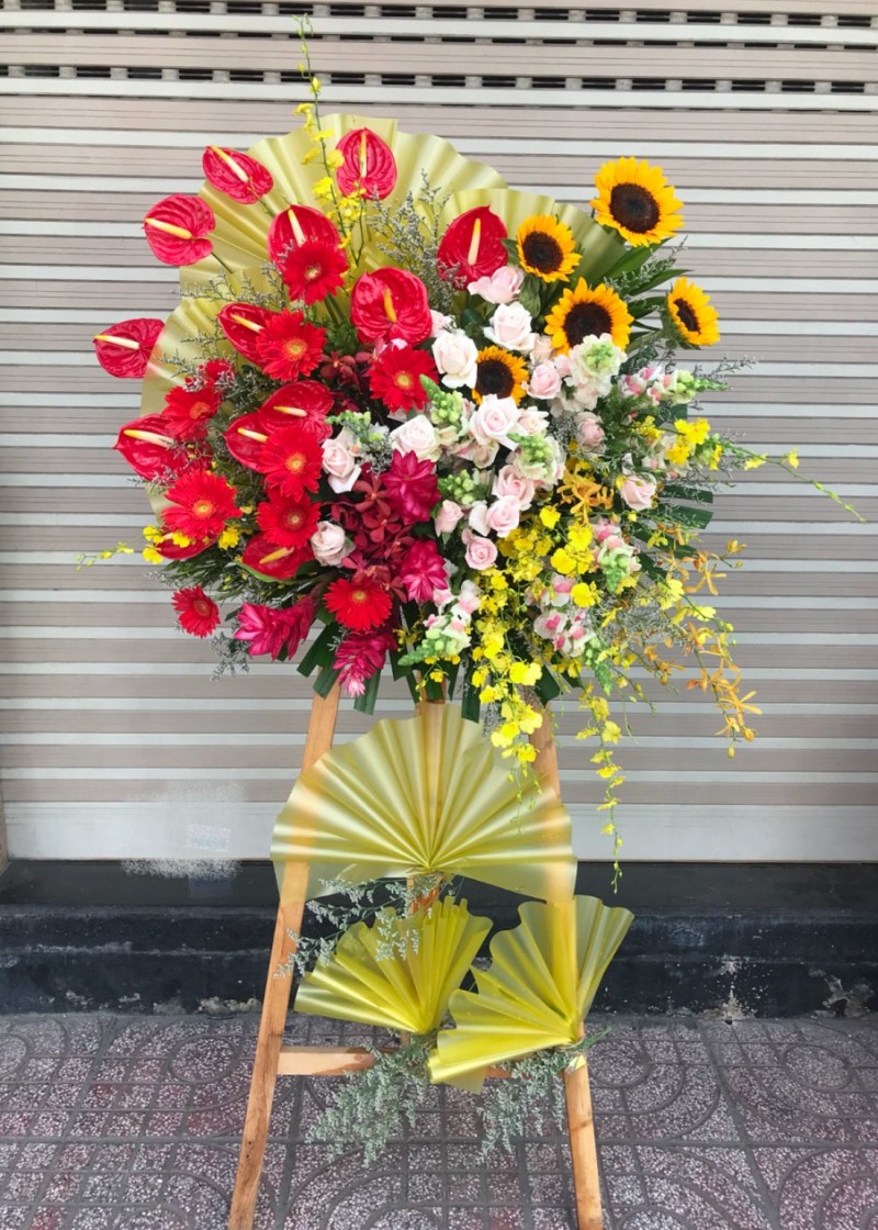 Hoa khai trương sang trọng