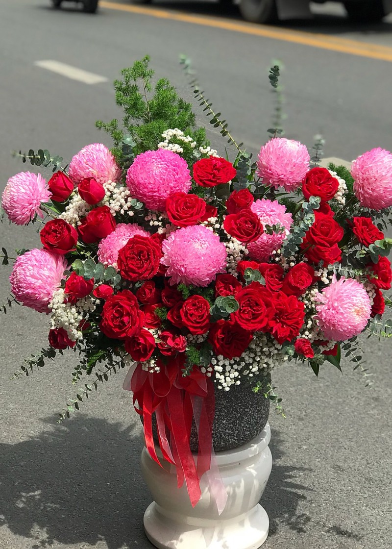 Chậu hoa yêu thương