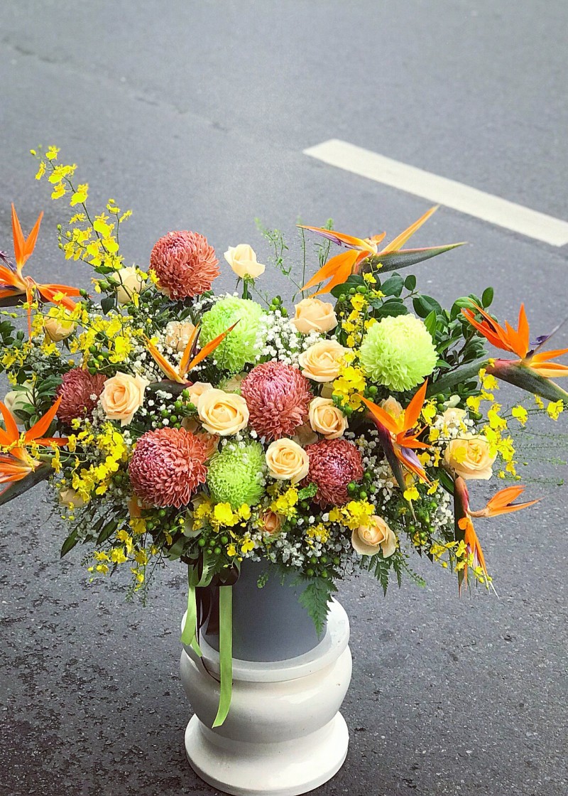 Hộp hoa sinh nhật rạng rỡ