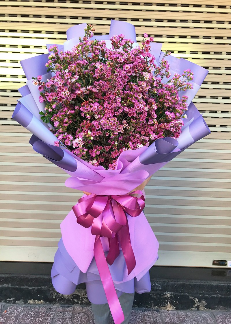 Bó hoa thanh liễu tím