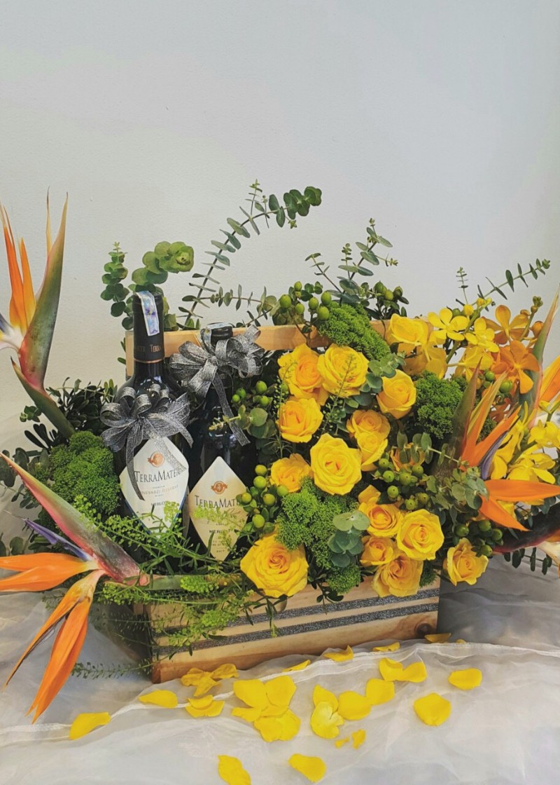 Hoa trang trí cho quà tặng